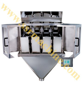 4 Heads Linear scale Digital Weigher with Packing Machine