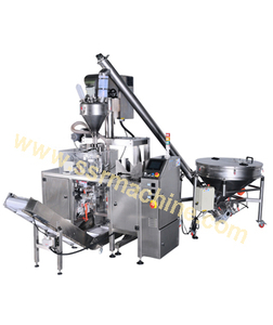 Auger Filler Feeding system complete line for powders, spices, etc