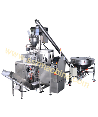 Auger Filler Feeding system complete line for powders, spices, etc from ...